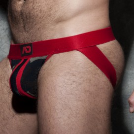 Jockstrap Camo Stripe Fetish Red