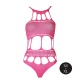 Body cuello greca rosa fluo