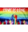 Peace Love is Love flag 90 x 150cm
