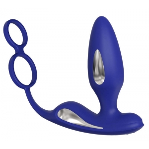 AnalTech Lava Male Prostate Vibrator BLUE