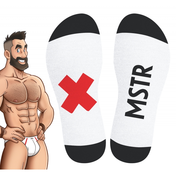 Chaussettes blanches Mstr SneakXX