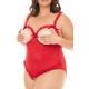 AMBER OPEN CUP CROTCHLESS TEDDY