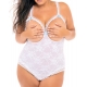 Ambra Body in pizzo bianco grande