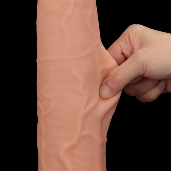 Realistischer Dildo Sliding Skin 25 x 6cm