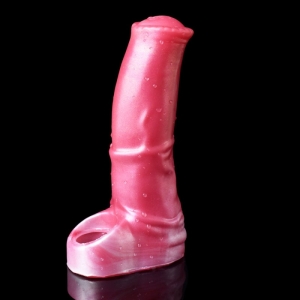 ExtendMyDick Monster Sprong Penishuls 15 x 4,5cm Roze-Wit