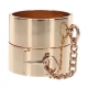 Metal handcuffs Slave Wrist Taboom Gold-plated