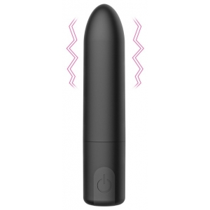 MyPlayToys Bullet Vibrator with Round Tip BLACK