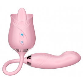 Pink Licking Stimulator 11 x 3cm Pink