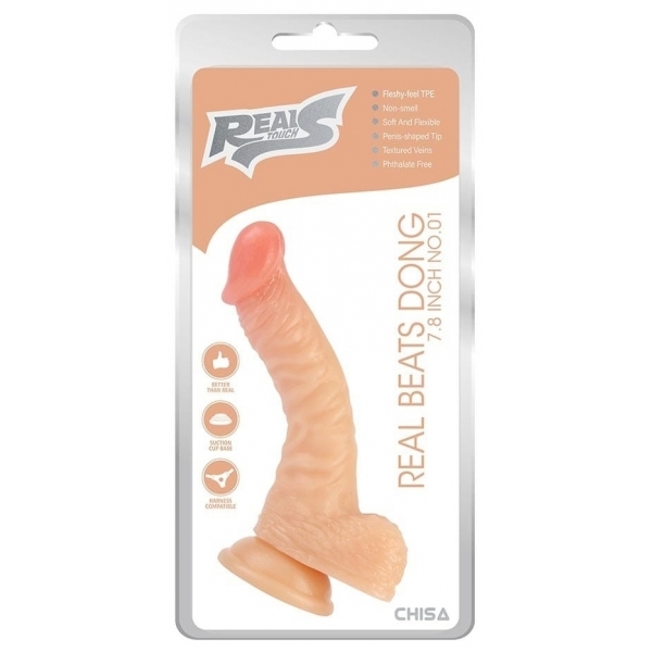 Realistic dildo Beats Curve 15 x 4.5cm