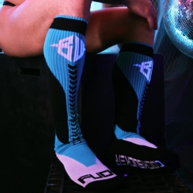 Akira Breedwell High Socks Azul