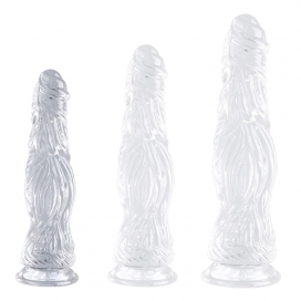 ClearlyHorny Gode Monster Transparent Kail S 21 x 5.5cm