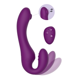G-Punkt-Stimulator Strapless Strap-On 13 x 3.5cm Violett