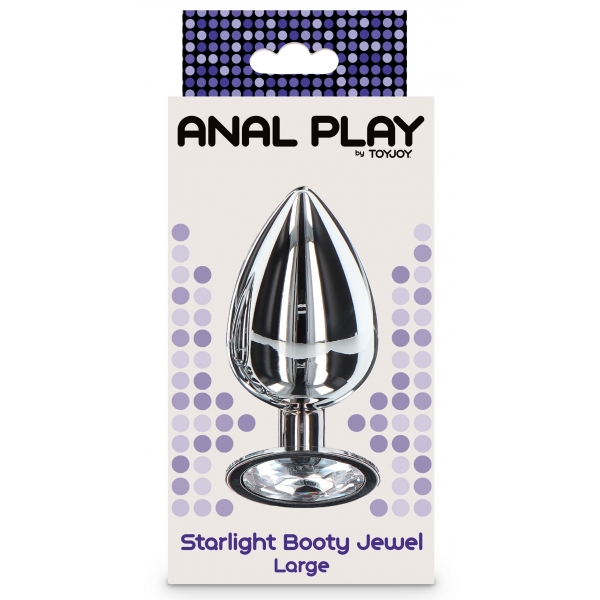 Plug Bijou anal Starlight Booty L 8,5 x 3,8 cm