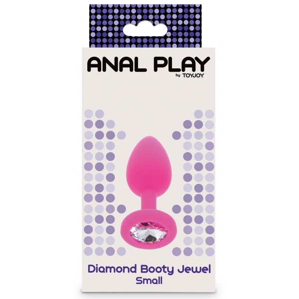 Diamond Booty Jewel Small Pink