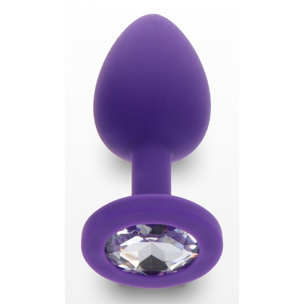 Plug Bijou Diamond Booty S 6 x 2,8cm Violeta