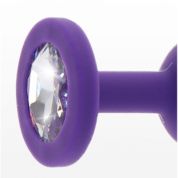 Plug Bijou Diamond Booty S 6 x 2,8cm Violeta