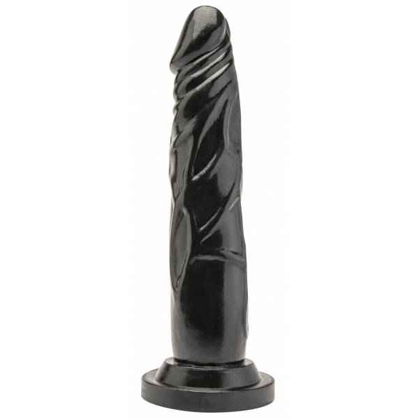 Plyth zwarte dildo 18 x 3.8cm