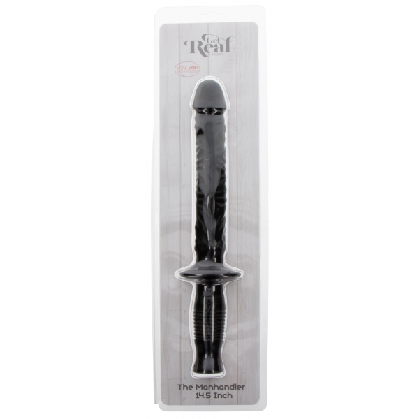 Punho do Dildo Manhandler 23 x 4cm Preto