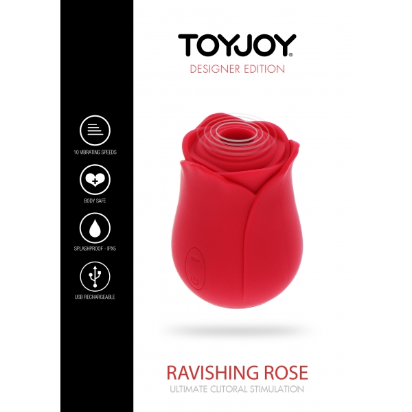 Stimolatore clitorideo Ravishing Rose 10 vibrazioni