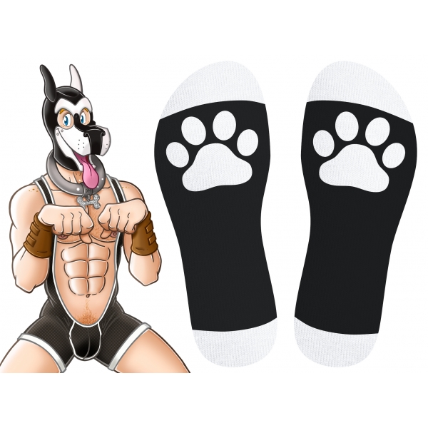 Big Good Boy High Socks Black