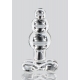 Crystal Jewel glass plug 9.5 x 3.5cm