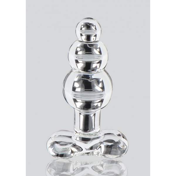 Crystal Jewel glazen plug 9,5 x 3,5cm