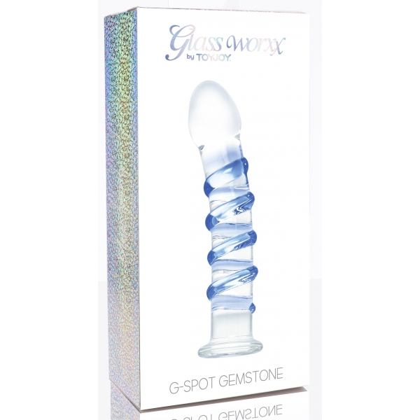 Dildo de vidro G-Spot Gemstone 17 x 3,7cm