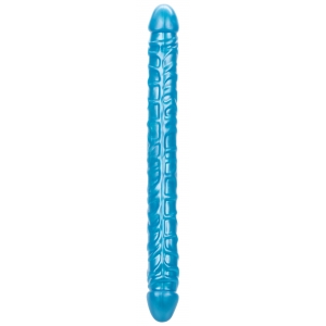 Size Queen Calexotics Dildo duplo Queen Size 43 x 4,2 cm Azul