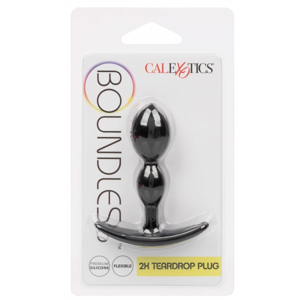 Plug Silicone Teardrop Boundless 7 x 2cm