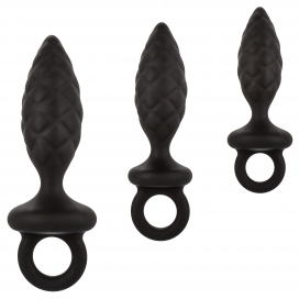 Kit di 3 tappi per kit di sonde in silicone nero