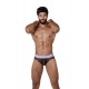 Transparenter Slip Hunch Brief Schwarz-Violett