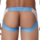 Hunch transparante jockstrap Wit-Blauw