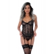 Garter Belt Body + Cami Garter G-string Black