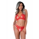 Peek-A-Boo 3-Piece Set Red