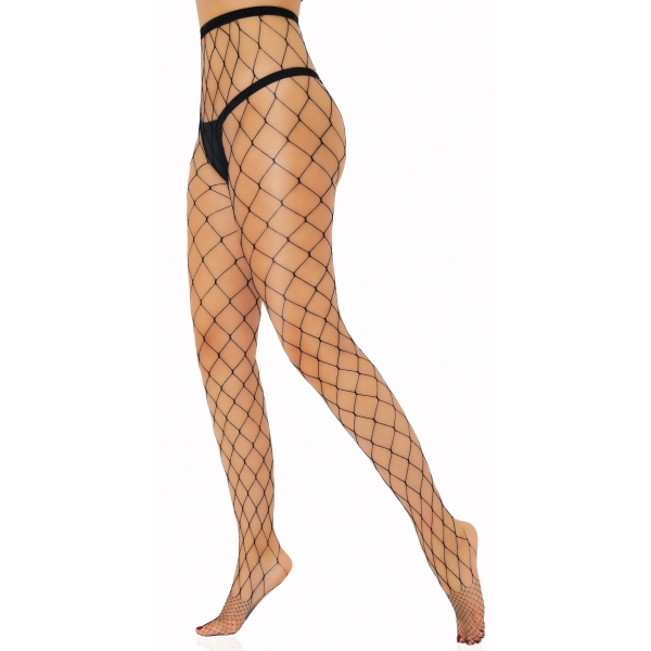 Black Over Sized Fishnet Tights