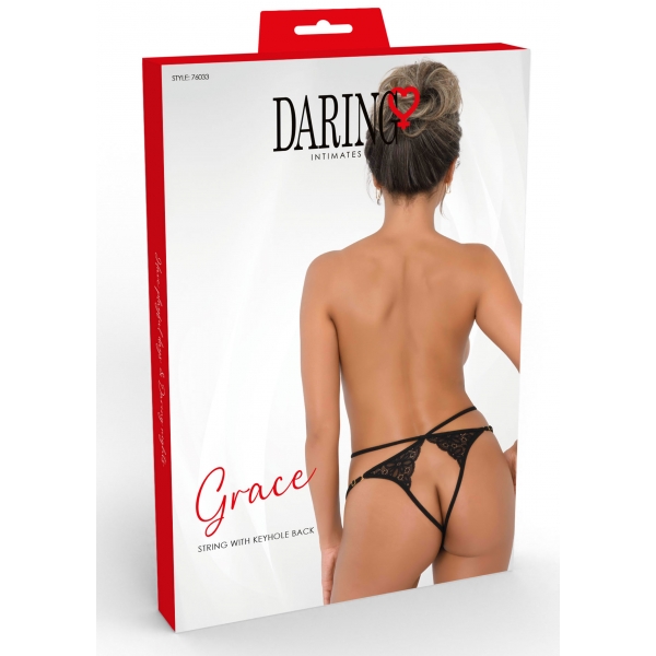 Grace Thong Black