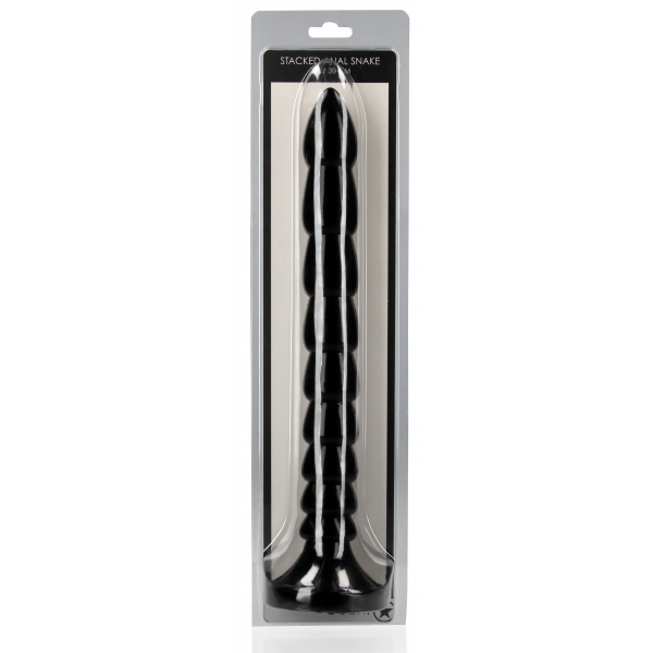 Lange Dildo Gestapelde Anale Slang S 30 x 3,5cm