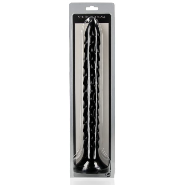 Dildo lungo a squame serpente anale S 30 x 3,5 cm