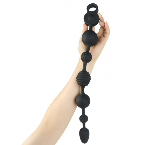 Bolas anales vibradoras Beads Vibes M 36 x 4.5cm