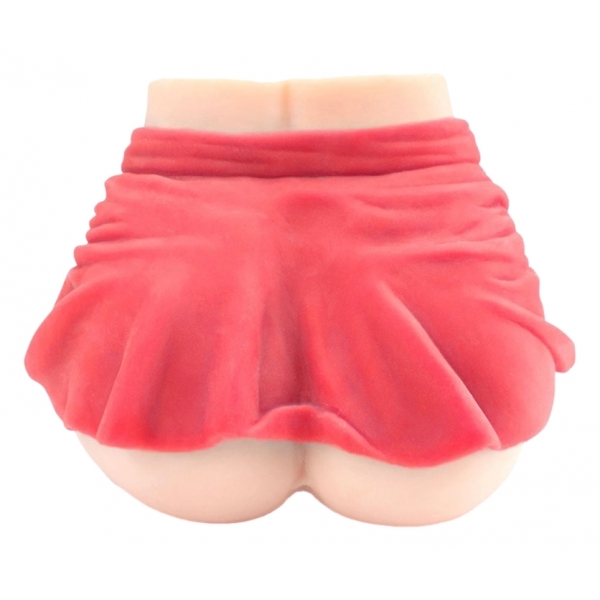 Masturbator Buttocks Mini Skirt Vagina-Anus Red