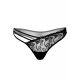 Very Emb thong Black