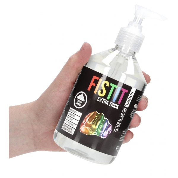 Fist It Lubricante de Agua Arcoiris Extra Grueso - Bomba 500ml