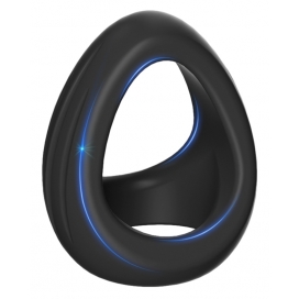FUKR Silicone 3 in 1 Penis Ring BLACK