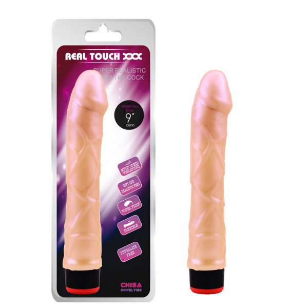 Gode vibrant Real Touch 19 x 4 cm