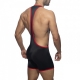 Singlet Tape Wrestling Black