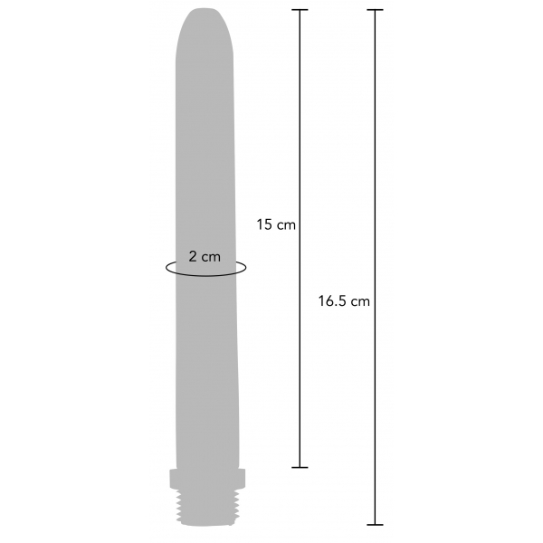 The Drizzle enema tip 15 x 2cm
