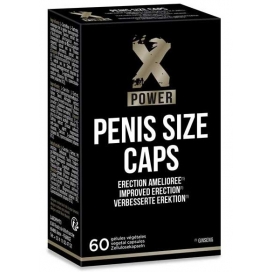 Estimulante de la erección Penis Size Caps XPower 60 Cápsulas