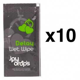 Joy Drops Lingettes retardantes Wipe Delay x10