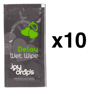 Joy Drops WET WIPE DELAY SACHET x10