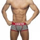 Boxer Geometric Black-Red